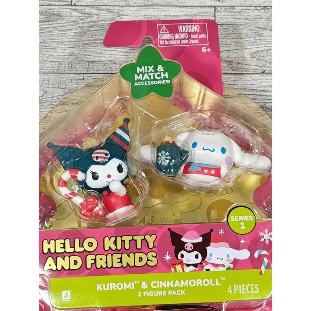 Hello Kitty Friends Holiday Christmas Edition Kuromi & Cinnamoroll Ser 1 Sanrio